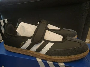 Adidas Samba Jane schwarz weiß Gummi (GS) Mädchen Grundschule - JR7437 Größe 7 Y - Bild 1 von 5
