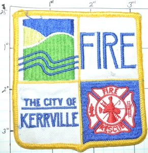 PARCHE DE COLECCIÓN DEL DEPARTAMENTO DE BOMBEROS DE RESCATE DE LA CIUDAD DE KERRVILLE DE TEXAS - Imagen 1 de 1