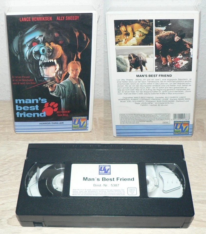 Men´s Best Friend VHS mit Lance Henriksen u.a.   *Rarität*  :-) - Bild 1 von 1