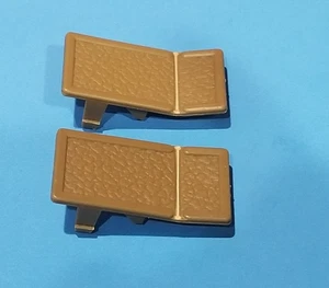 💥1985 Vintage He-Man 2-HINGE TABS For Fright Zone MASTERS OF THE UNIVERSE MOTU - Picture 1 of 5