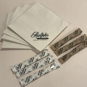 Servilletas de café POLO Ralph Lauren Ralph’s azúcar 16 piezas nuevas raras - Imagen 1 de 5