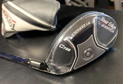 Tour Edge Exotics C722 21* 4 Hybrid Fujikura Ventus Blue 80 Gram Stiff Shaft - Image 1 of 4