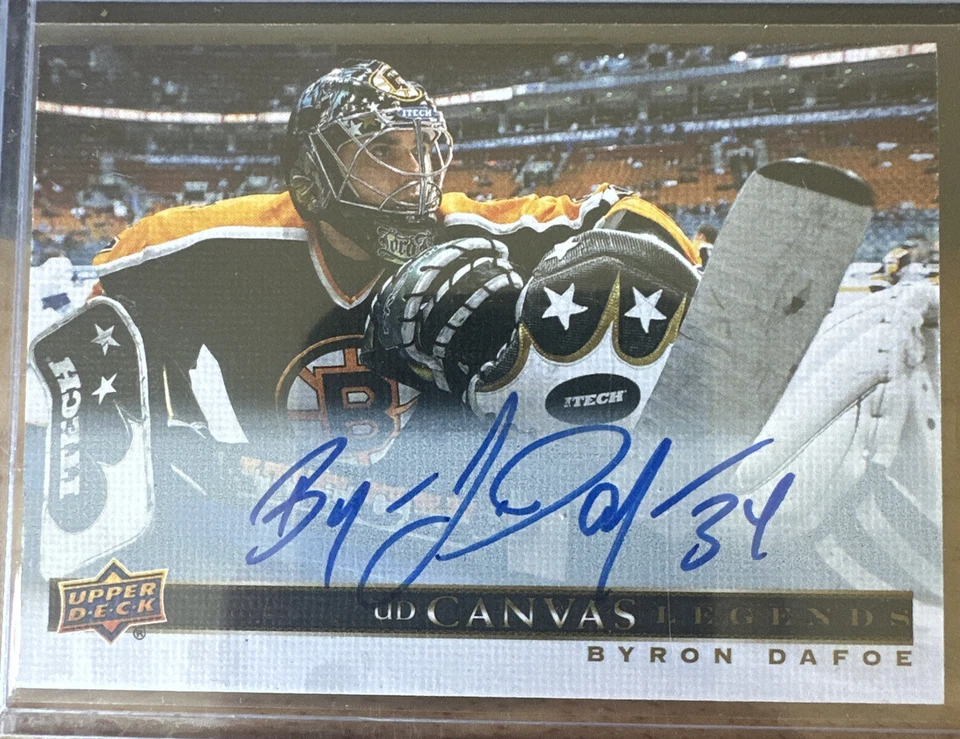 Byron Dafoe UD Canvas Legends - Image 1 of 2