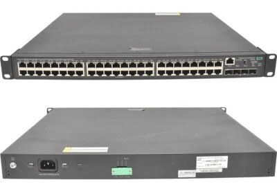 HP FlexNetwork 5130 JG937A Switch 48 porte RJ-45 PoE+ GE 4x SFP+ 10GB orecchi... - Immagine 1 di 4
