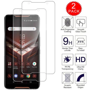 For ASUS ROG Phone II ZS660KL- HD Clear Tempered Glass Film Screen Protector - Picture 1 of 7