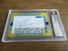 2020 Leaf Hall of Fame Baseball Cut Signature Ken Griffey Jr. Auto #1/1  1 of 1