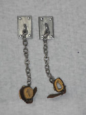 Dollhouse miniature handcrafted 1/12th scale ankle restraints chain cuffs asylum