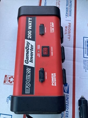 Rally GameDay 12V 200 Watt DC to AC Power Inverter 2 USB Ports & 3 AC Outlets - Image 1 of 4