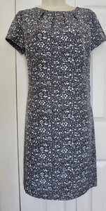 NWOT Tory Burch Silk Print Flowers Short Sleeves Zipper Lining 4/M - Picture 1 of 11