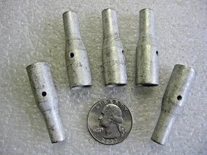 5 Burndy YRV2CV6CL Copper Compression Reducing Splice Terminals #2 AWG - #6 AWG - Picture 1 of 3