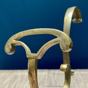 Vintage French Brass Wall-Mounted Hat or Coat Hook Ornate Design – MCM Art Deco - Picture 1 of 6