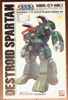 Bandai Macross MBR-07-MKII 1/72 Scale Destroid Spartan Plastic Model Kit JAPAN - Image 1 of 4
