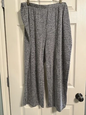 Ruby Rd. Women 2X Pants Elastic Waist Stretch Black/White Wide Legs - Image 1 of 4