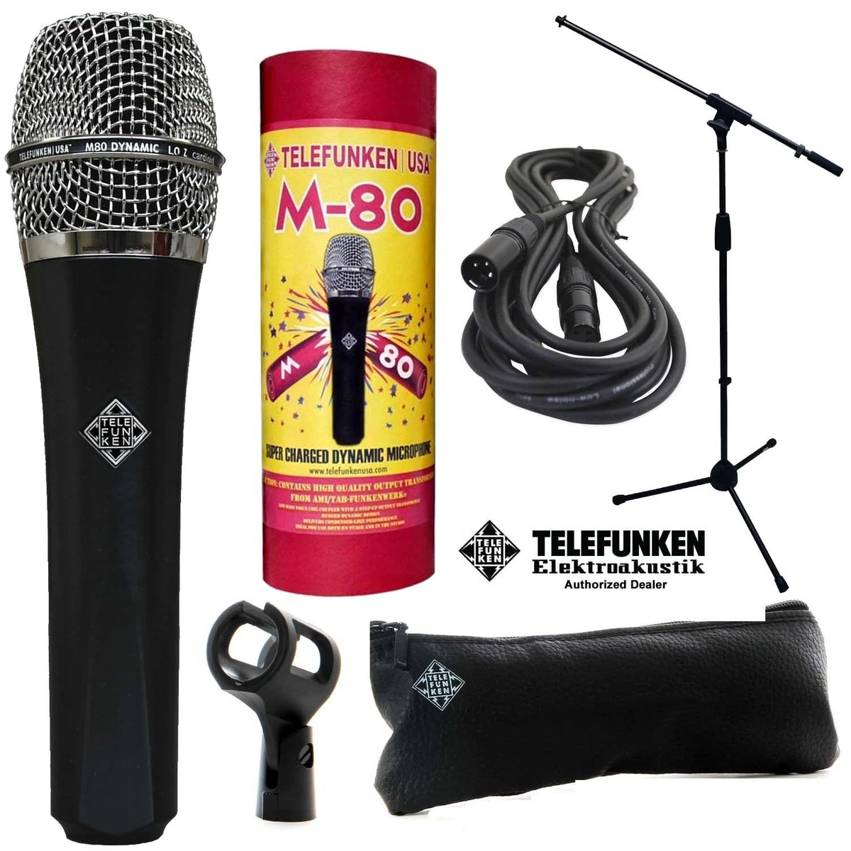 【値下げ】TELEFUNKEN / M80SH Telefunken M80-SH Supercardioid Dynamic Instrument Microphone