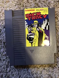 Dick Tracy - Nintendo NES Game Rare Tested Works Authentic Original - Picture 1 of 3