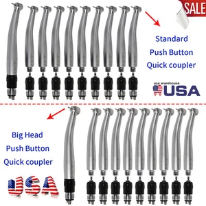 NSK Style Dental High Speed Turbine Handpiece with Quick Coupler 4 Hole Coupling - Picture 1 of 20