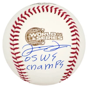 Luis Vizcaíno Firmado Rawlings 2005 Serie Mundial de Béisbol con Campeones - Certificado de Autenticidad Schwartz - Imagen 1 de 1