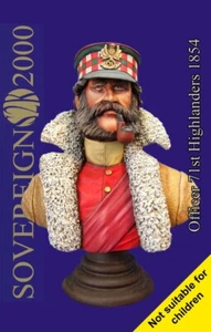 Sovereign 2000 - Oficial 71o Highlanders 1854 BUST - S2KB008 - Imagen 1 de 1