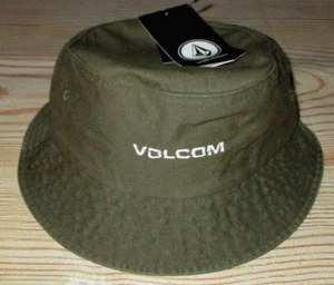 MENS VOLCOM MILITARY GREEN BUCKET HAT SIZE S/M - Picture 1 of 2