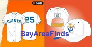 San Francisco Giants San Jose State Spartans Hat Jersey sz Medium SGA M SF - Picture 1 of 2