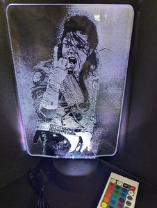 Michael Jackson L.E.D. Grand présentoir lumineux - Photo 1 sur 8