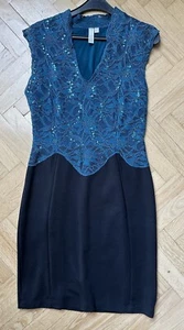 Elegantes Stick/Pailletten - Kleid Gr. 38, Hochzeit, Partys, Schützenfest, etc. - Bild 1 von 4