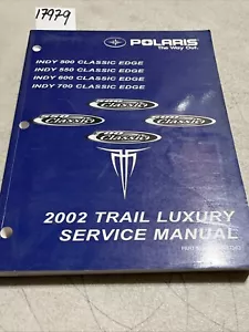 2002 Trail Luxury POLARIS Service Manual OEM 9917363 - Picture 1 of 4