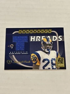 2001 DONRUSS ELITE MARSHALL FAULK 62/100 THROWBACK THREADS GAME USED JERSEY Z2 - Picture 1 of 2