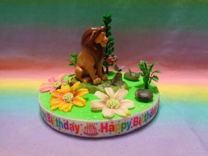 Lion King Cake Topper Table Decor 6" Styrofoam Base - OOAK - Picture 1 of 6