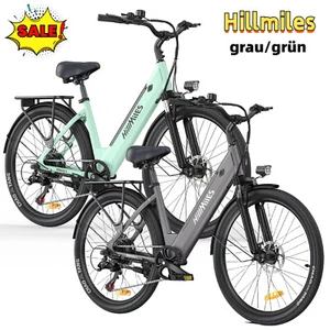 Hillmiles Milecity 26 Zoll E-Citybike 32km/h Elektrofahrrad 36V 13AH E-Bike Neu - Afbeelding 1 van 17