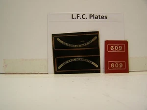 LFC LNWR No 609 The Earl of Chester cab side Number & Name plates - Picture 1 of 1