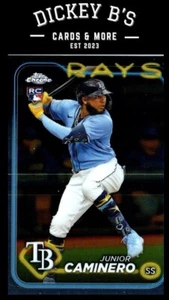 2024 Topps Chrome #213 Junior Caminero Tampa Bay Rays RC - Bild 1 von 2