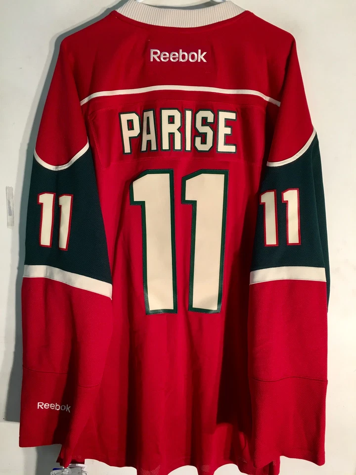 Camiseta Reebok Premier NHL Minnesota Wild Zach Parise roja talla 2X Foto 1 de 1