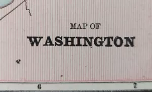 Vintage 1900 WASHINGTON DC Map 14"x11" ~ Old Antique Original ARLINGTON BETHESDA - Picture 1 of 11