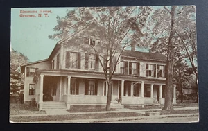 Simmons House, Geneseo NY Postkarte - Bild 1 von 2