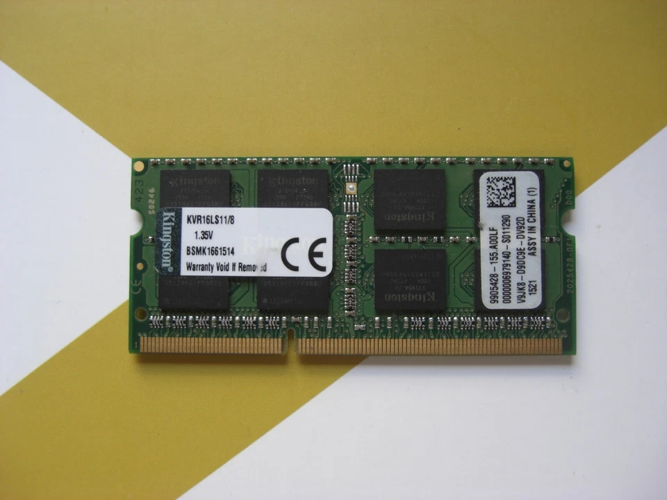 MEMORIA  RAM KINGSTON da 8 GB  DDR3 1521    KVR16LS11/8   1,5V.SPED.GRATIS - Immagine 1 di 1