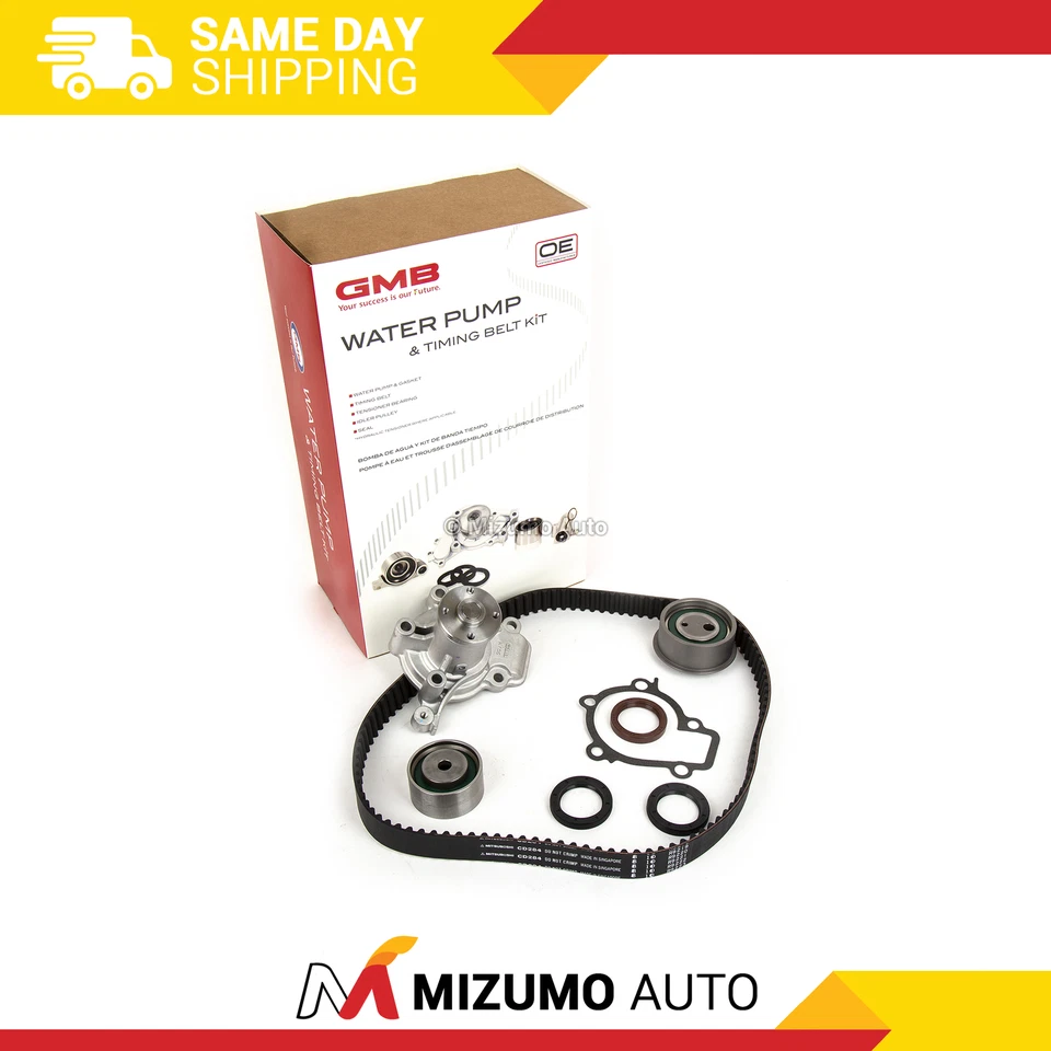 Kit de correa de distribución GMB bomba de agua compatible con 97-06 Hyundai Tiburon Tucson Kia 2,0 L G4GF Foto 1 de 4