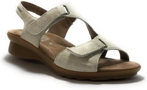 Mephisto Sandalo Bajo Mujer En Piel Estampado Pitón Paris Light Sand Talla N. 40 - Imagen 1 de 6