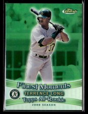 Terrence Long - 2001 Topps Finest Finest Moments Refractors  #FM5 Athletics