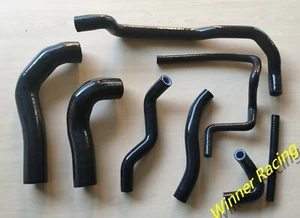 SILICONE HOSE for BMW 3' E36 320i/323i/323ti/328i M50 M52 EURO 92-99 Black 8PCS - Picture 1 of 4