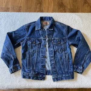 Vintage 90s Levi Type 3 Denim Jacket Made in USA Sz 38ROr Small 70506-0216 - Picture 1 of 9