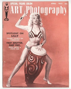 Special Figure Salon Art Photography 1953 Lilly Christine 52pgs Pinup Magazine  - Bild 1 von 2