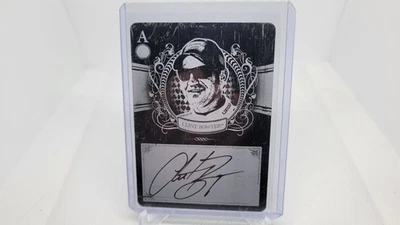 2009 Wheels Main Event Clint Bowyer Auto Press Plate Black 1/1 - Image 1 of 2