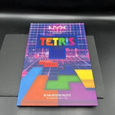 NYX x TETRIS 80 Pan Artistry Eyeshadow Palette Limited Edition NEW - Image 1 of 4