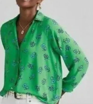 Blusa verde estilo CAbi 5891 talla S Go To Foto 1 de 4