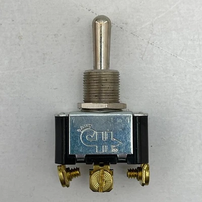 Interruptor de palanca de alta resistencia Cole Hersee SPDT con conector de tornillo encendido/apagado/encendido - NUEVO Foto 1 de 4