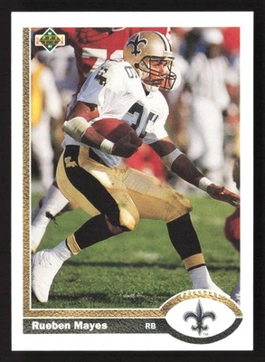 1991 Upper Deck #230c Rueben Mayes New Orleans Saints - Image 1 of 2