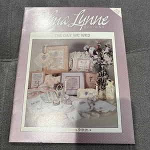 Alma Lynne Cross Stitch Pattern Leaflet The Day We Wed Wedding - Picture 1 of 3