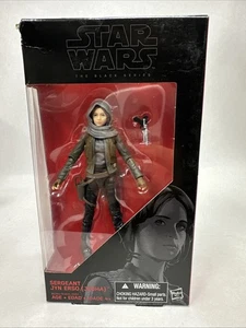 Star Wars Black Series Sergeant Jyn Erso Jedha 6” Figure Hasbro Box Damage C25 - Picture 1 of 8