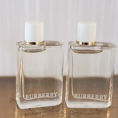 Burberry HER for Women 5m-0.16oz Eau De Toilette Splash MINI Travel Size 2 PIECE - Image 1 of 2